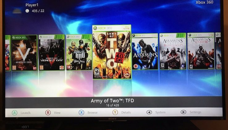 Trinity 4TB Xbox 360 Slim RGH Complete Bundle – Free shipping