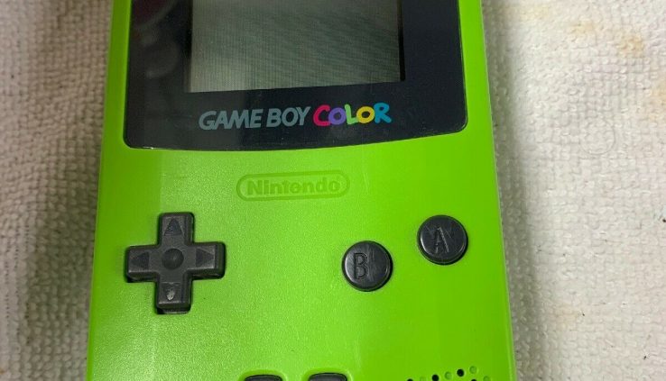 Nintendo Gameboy Colour Kiwi (Lime, Inexperienced) large normal collectable works.