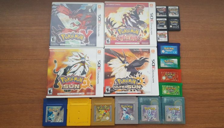 Pokemon Video games Series (AUTHENTIC) – Take your game!