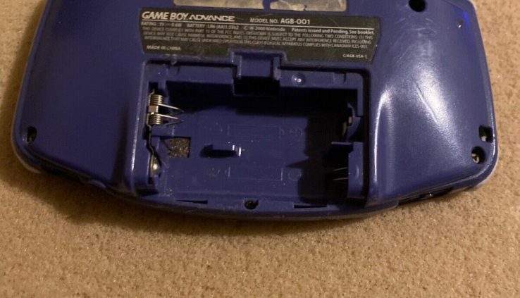 Nintendo gameboy developed blue