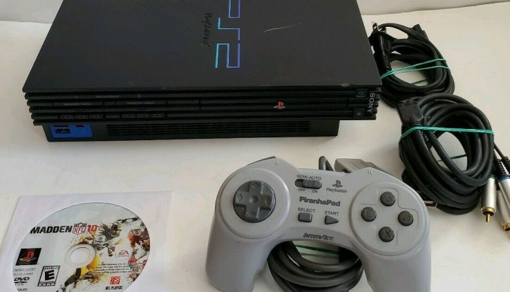 Sony Ps2 PS2 Fat Console HD cords Sport controler system SCPH-39001