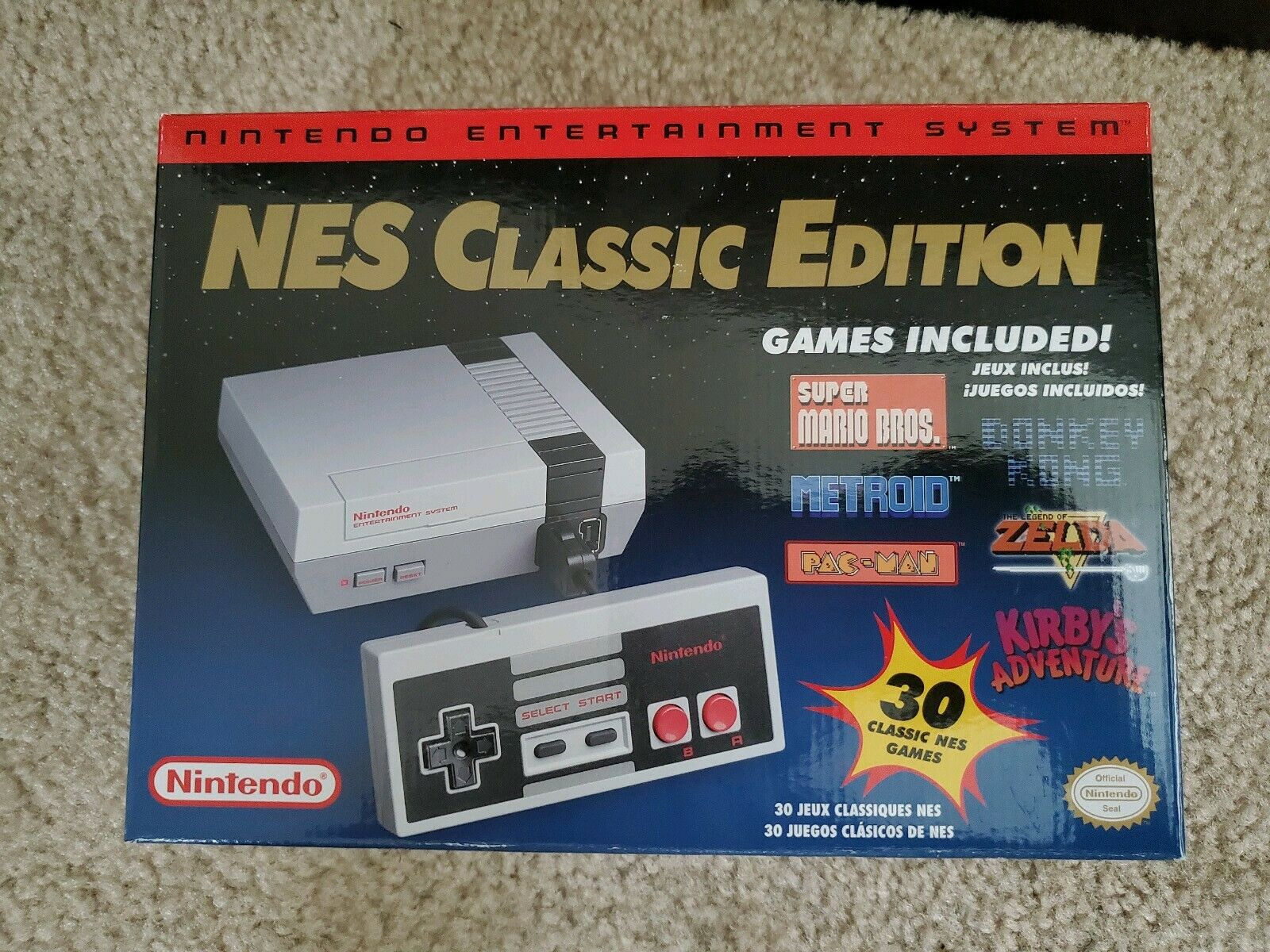 Nintendo NES Traditional Edition Home Console - Gray (CLVSNESA ...