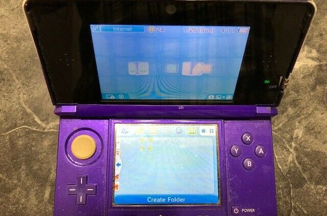 NINTENDO 3DS MIDNIGHT PURPLE