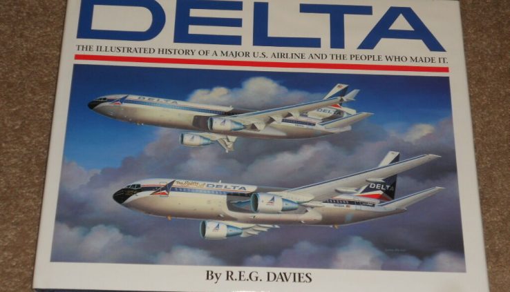 DELTA An Airline and Its Aircraft by R.E.G. Davies E book 1990 SEALED IN BOX