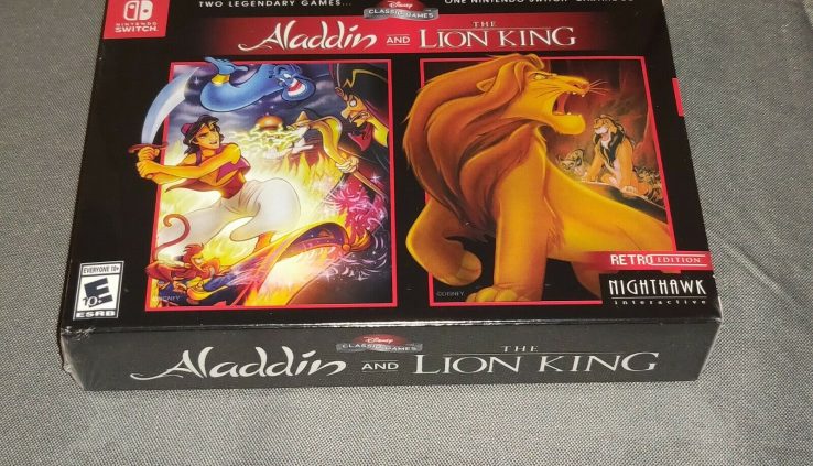 Disney Classic Video games: Aladdin and The Lion King Retro Model (Nintendo Switch)
