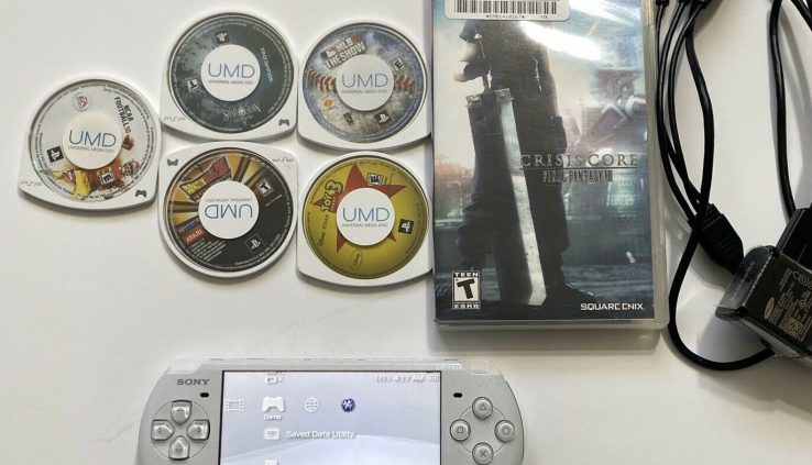 Sony PSP 3000 3001 System Console With 6 games Charger 1Gb Memory Card Bundle