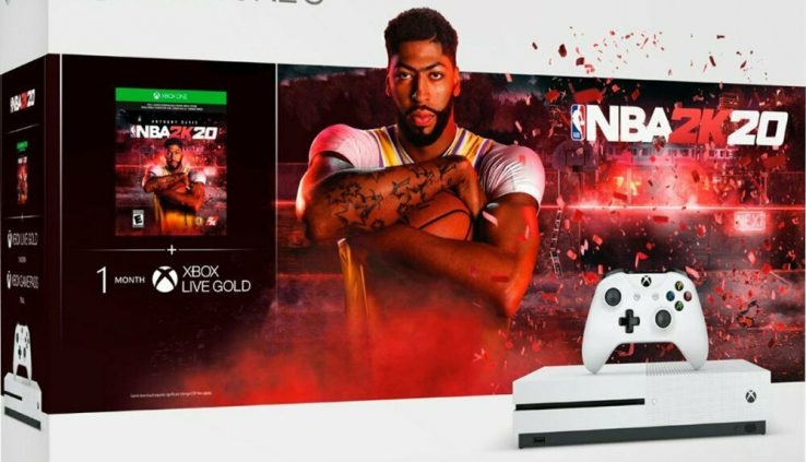 Xbox One S 1TB Console – NBA 2K20 Bundle (234-00998) – Impress New, Sealed