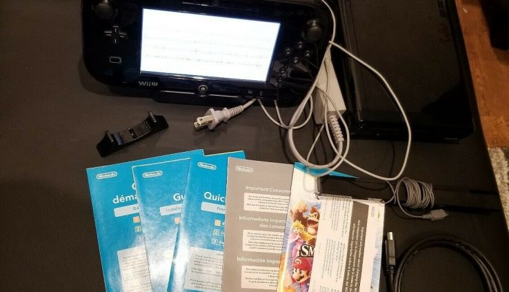 Nintendo Wii U 32GB Rupture Splatoon Pre-Installed Dusky Handheld Machine