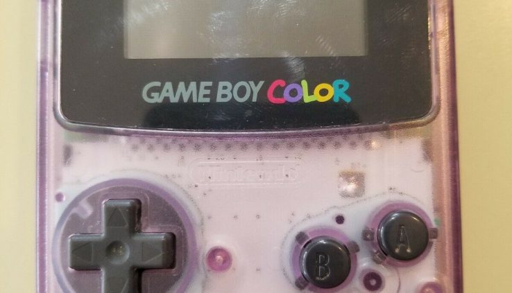 Nintendo Gameboy Coloration Atomic Purple Clear CGB-001-Tested – Console Completely