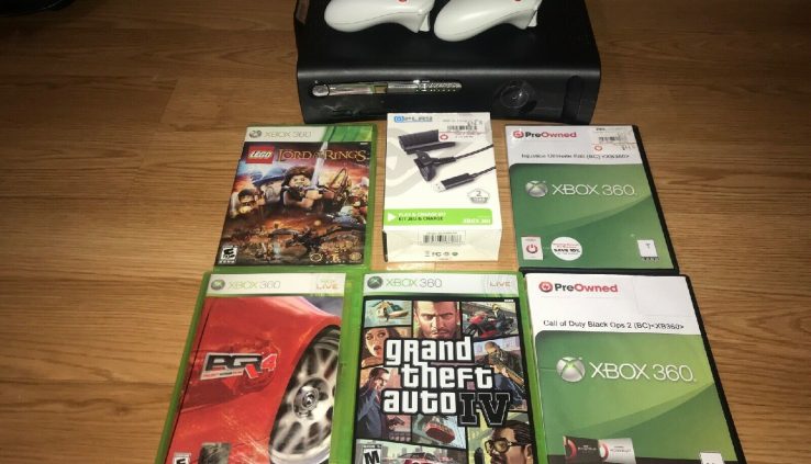 Xbox 360 Bundle With Video games And Mic