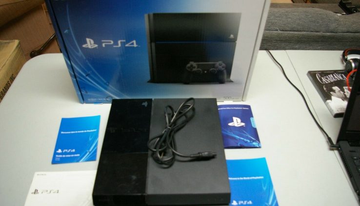 Sony PlayStation PS4 500GB Console – Jet Shaded w/Well-liked Packaging and Manuals