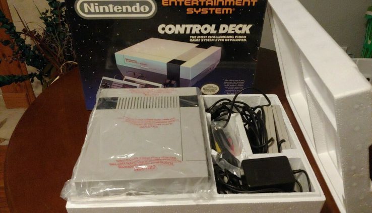 Nintendo Nes Control Deck System Full In Box Usual Real CIB