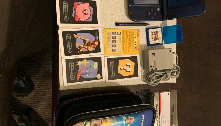 Nintendo Novel 3DS XL Galaxy System Bundle w/ Mario 3D Land & Case charger Lot!