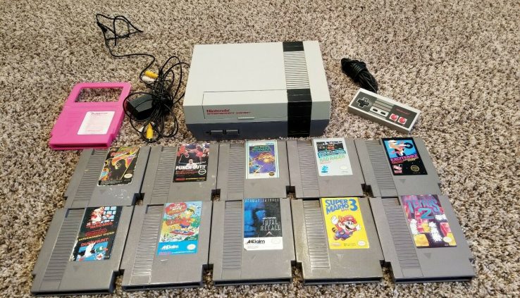 Fashioned Nintendo NES Bundle Lot REFURBISHED ORIGINAL 72 PIN GREAT GAMES!  T121