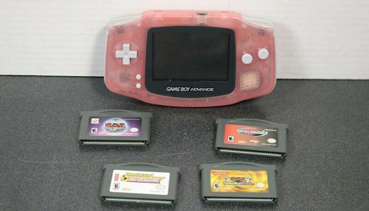 Gameboy Attain Transparent Pink Glacier – AGB-001 Model