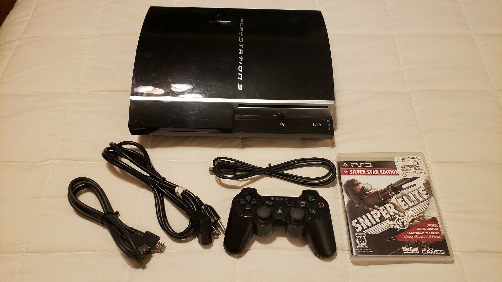 Sony PlayStation 3 PS3 Birth Edition 160 GB Console Piano Unlit