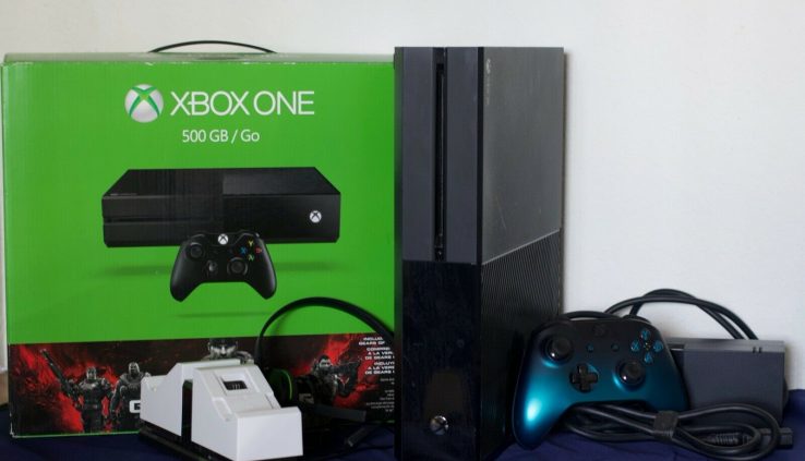 Microsoft Xbox One 500GB Black Console w/ Accessories Free Shipping – Ragged