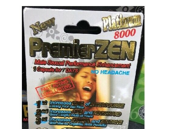 [10 Capsules] PremierZen Platinum 8000 Male Sexual Enhancement Tablet