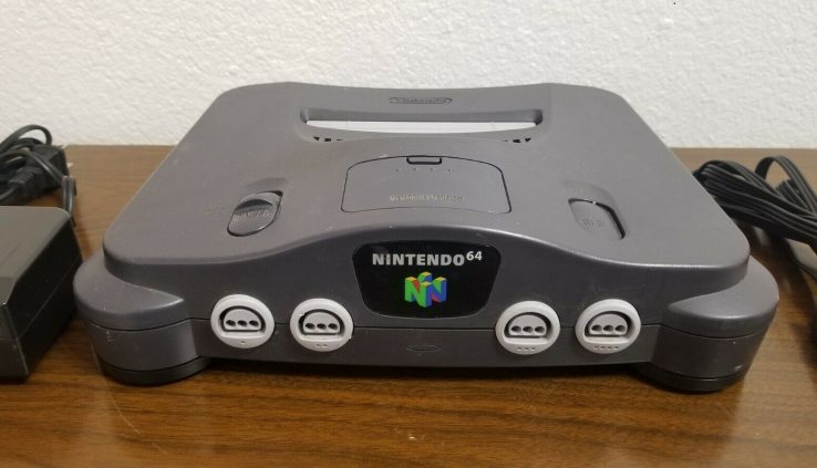 Nintendo 64 N64 Console Machine w/Cables NUS-001 FREE SHIPPING