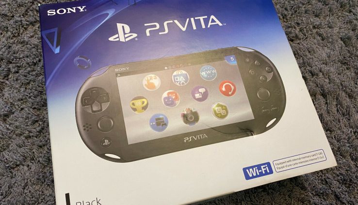 Sony PlayStation PS Vita PCH-2001 Gloomy Handheld Console IN BOX!!