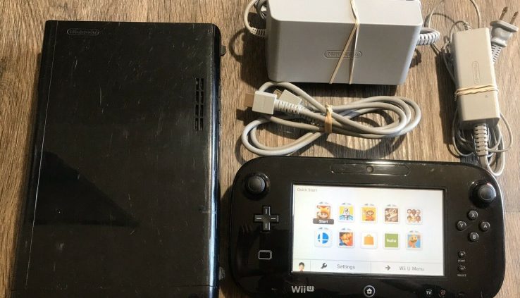 Nintendo Wii U With 2 Downloaded Games