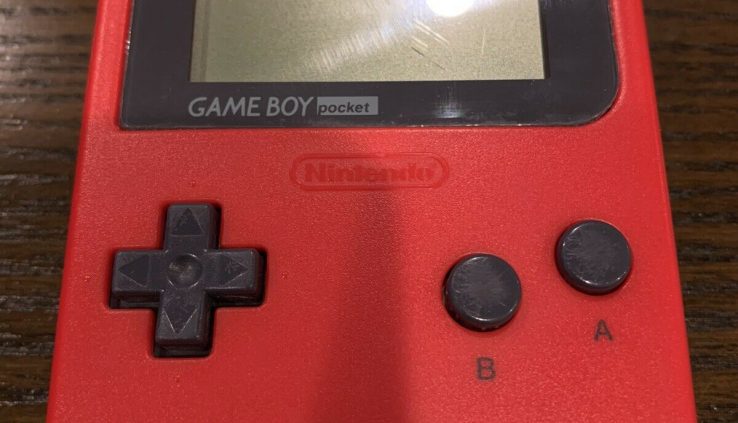 Nintendo Recreation Boy Pocket – Red – MGB-001 Tester And Working