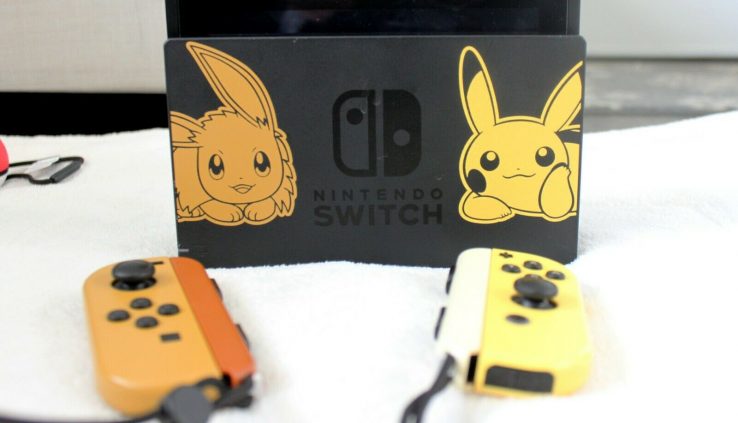 Nintendo Swap Console Let’s Toddle Pikachu and Eevee + Traipse Ball Plus Version