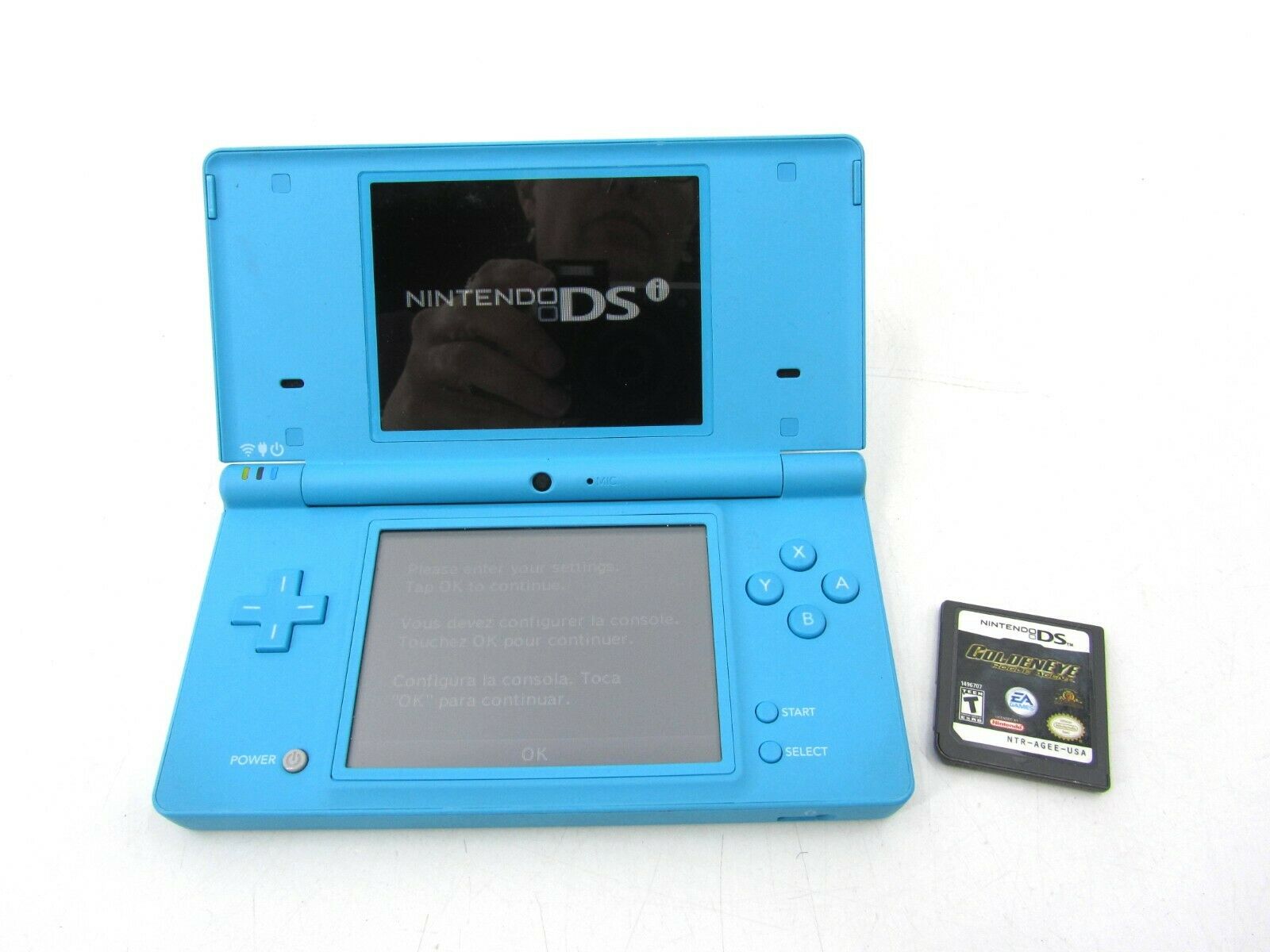 BLUE NINTENDO DSi WITH 1 GAME - GOLDEN EYE - iCommerce on Web