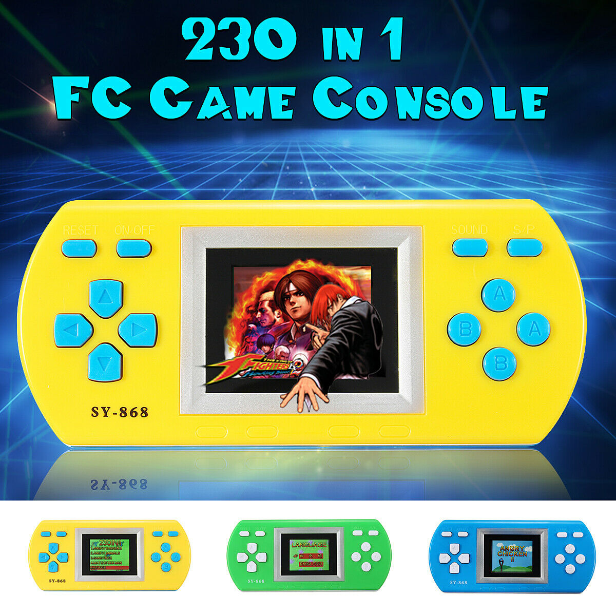 230 Games Portable Mini Handheld FC Emulator Sport Console Retro
