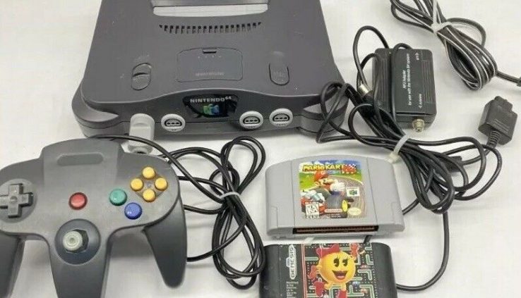 Nintendo 64 N64 Console Gadget + Video games Lot Self-discipline Vintage Tested- Mario Kart – Ragged