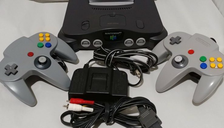 Nintendo 64 Starting up Edition Charcoal Gray Console (NTSC)