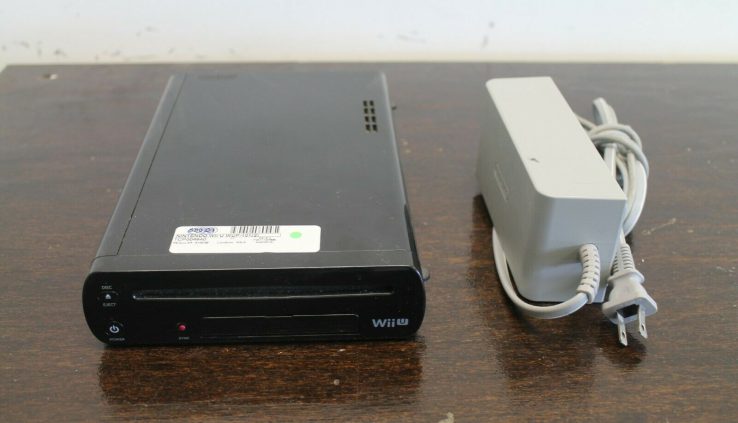 Nintendo Wii U Sad 32GB WUP-101 With Vitality Adapter – Works Sizable