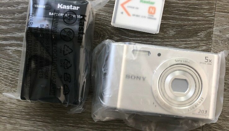 Sony Cyber-shot DSC-W800 20.1MP Digital Digicam – 5x Optical Zoom Silver