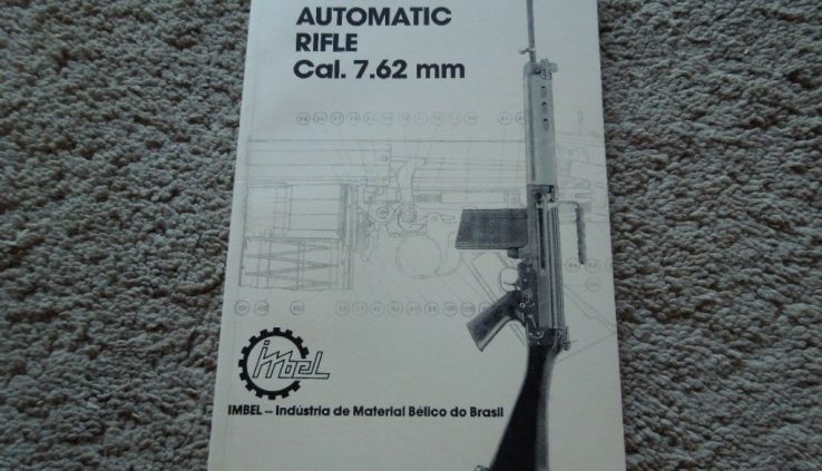 Imbel FN FAL Light Automatic Rifle ebook 7.62mm English Version 110 Pages  NEW