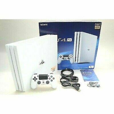 PlayStation CUH-7200BB02 4 Pro Sport Console – Glacier White