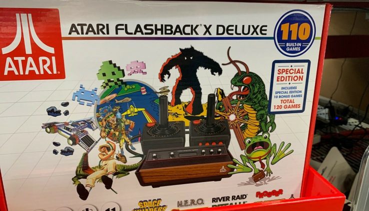 NEW 2019 ATARI FLASHBACK X CLASSIC CONSOLE VIDEO GAMES 110 BUILT IN GAMES