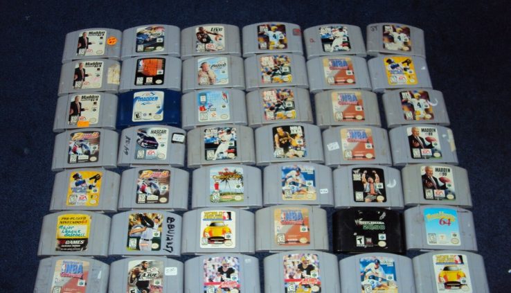 Lot of 42 N64 Video games Nintendo 64 Bundle Examined Working Legitimate