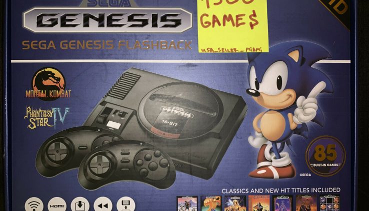 SEGA Genesis Flashback 2018 Console w/ 1500 Basic Video games Sega 32X Master System