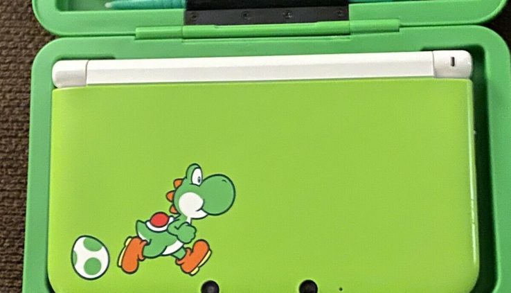 Miniature Version Yoshi Nintendo 3DS XL w/ Yoshi Case, Unique Yoshi’s Island, and loads others