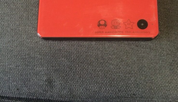 Nintendo DSi XL twenty fifth Anniversary Edition with Unique Mario Bros. Red Handheld…