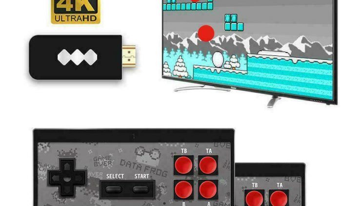 The Retro Stick 4K USB Wireless Handheld TV Video Game 568 ClassicGame Cons G1R5