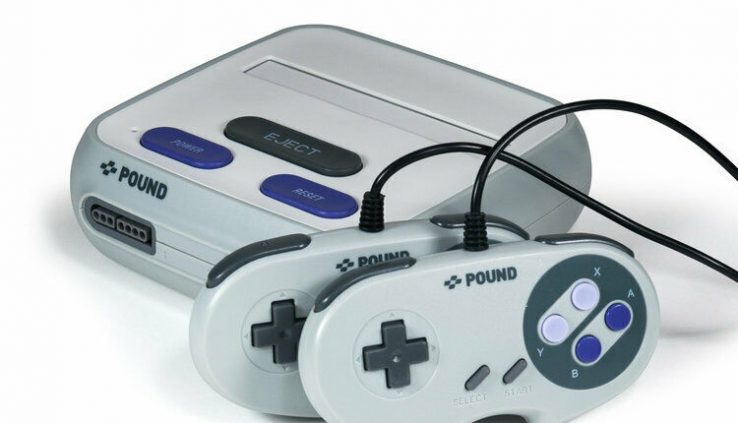 SNES Challenger Console by Pound (HDMI) – (NEW with Packaging Wear)