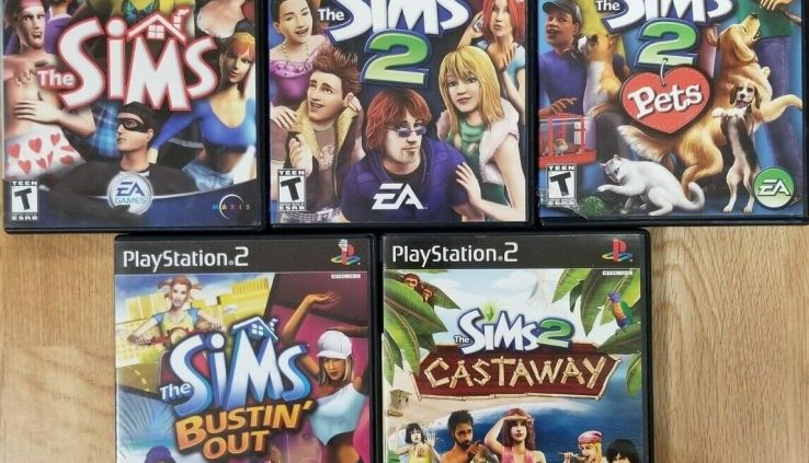 The Sims games (Playstation2) Ps2 Examined