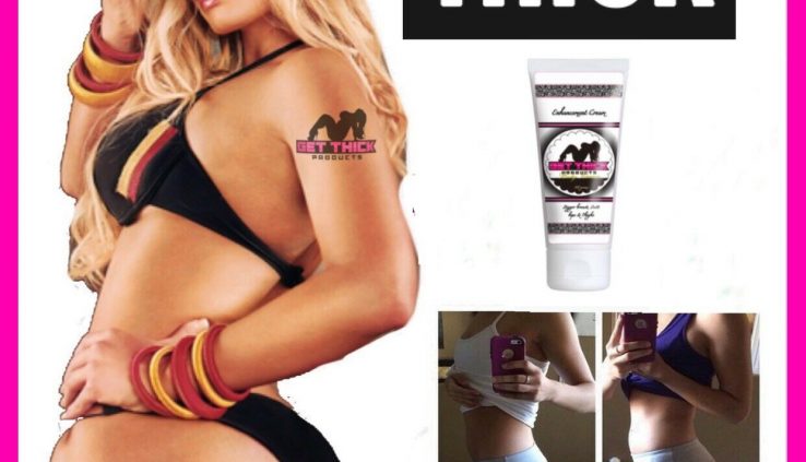 100ML tube USA “GET THICK” FAST BREAST, THIGHS, BUTT, HIPS Enhancement CREAM
