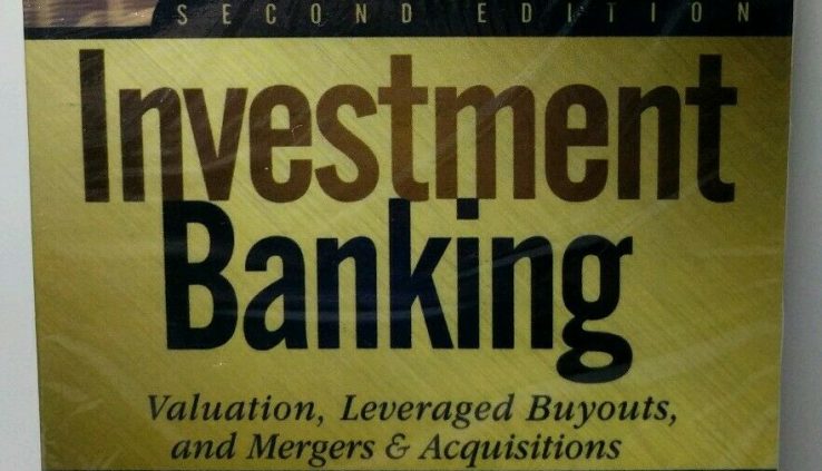 Investment Banking 2nd Ed Joshua Rosenbaum Joshua Pearl College Edition Original