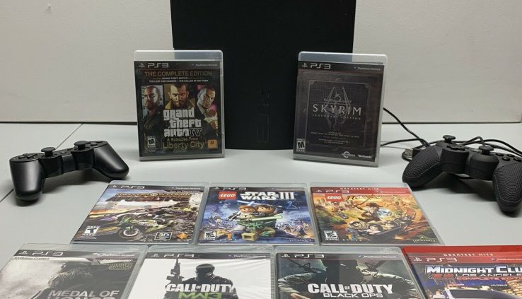 Final PlayStation 3 Slim Wholesale Lot Bundle with AAA Games