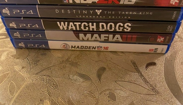 6 ps4 games bundle . ( Very Exact Situation )