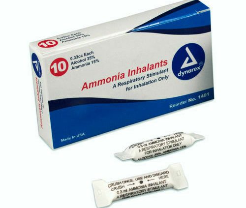 Dynarex AMMONIA INHALANTS CAPSULES 10 Pack First Motivate USA Smelling Salts