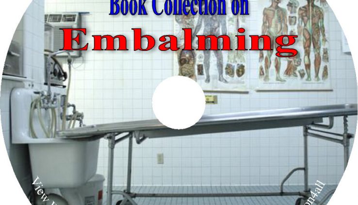 6 Books on CD, Final Sequence on Embalming, Post-Mortem, Anatomy, Embalm