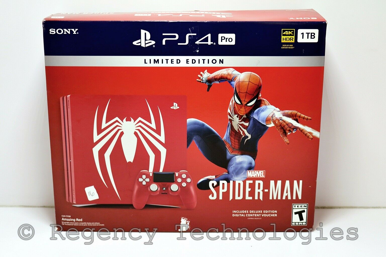 SONY PS4 PRO SPIDER-MAN BUNDLE WITH GAME & CONTROLLER | 1TB | CUH-7115B ...